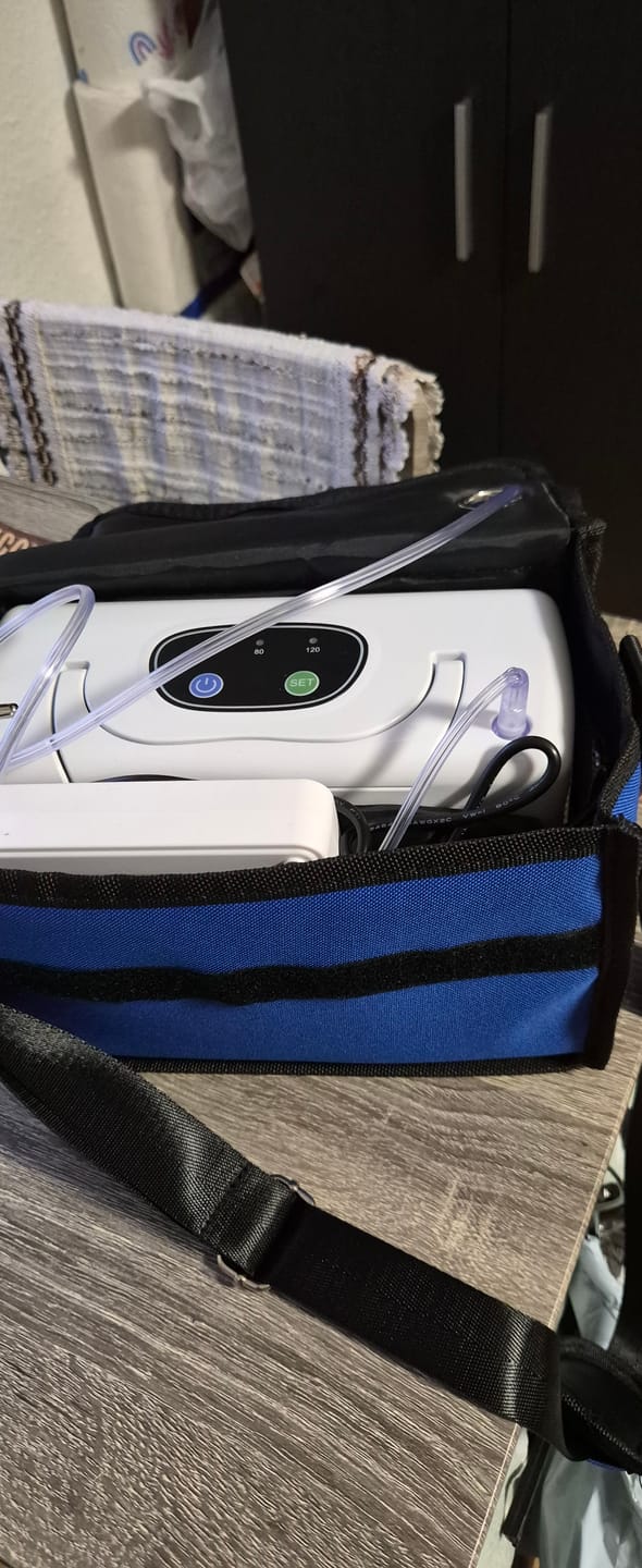 Customer photo review of VARON VL-2 Light 3L/min Kontinuierlicher tragbarer Sauerstoff-Konzentrator mit Akku, CE-geprüft