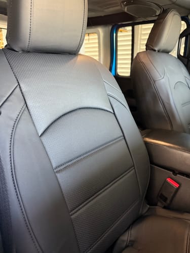 Customer photo review of Premium Custom-Fit Seat Covers