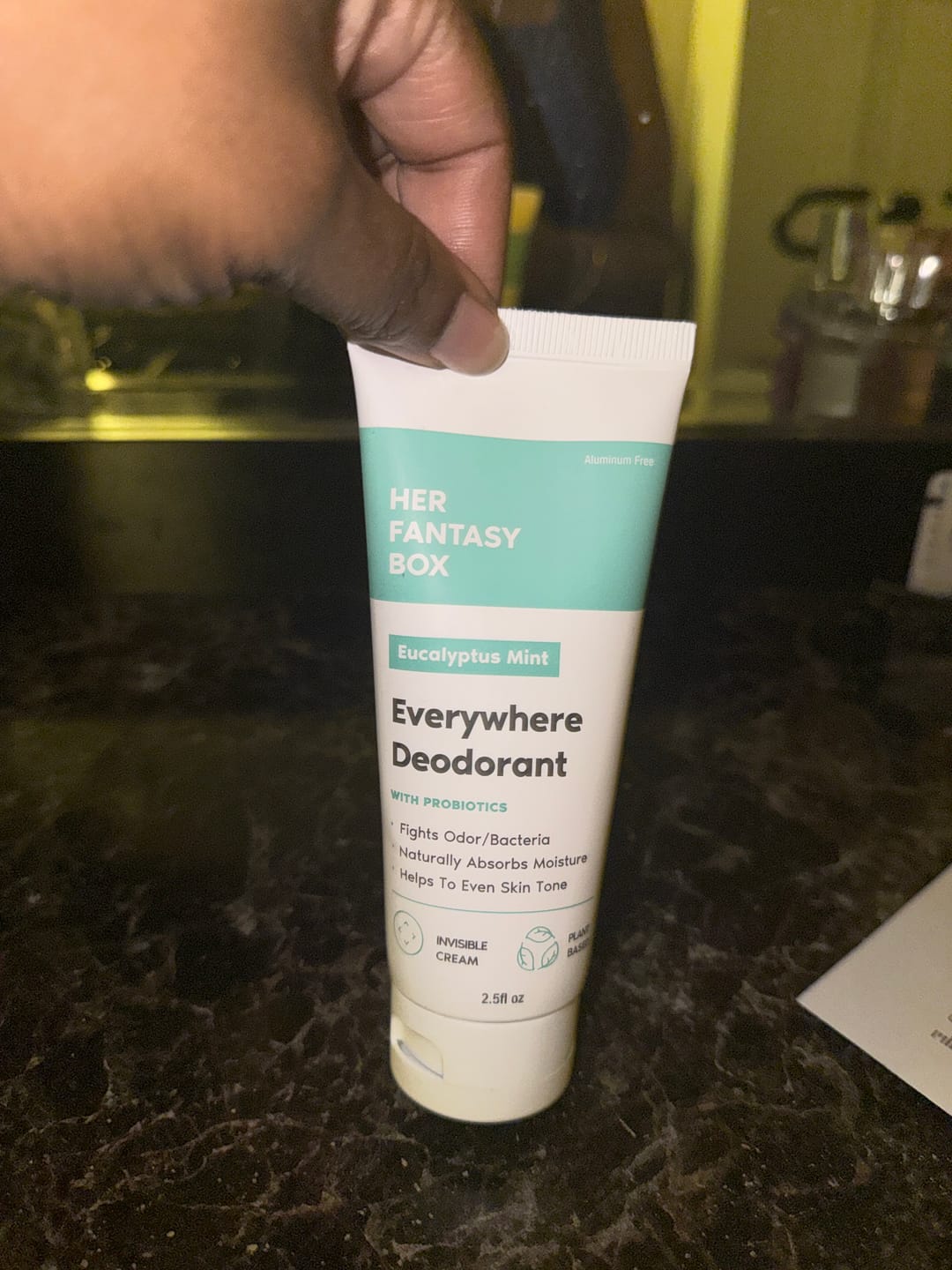 Customer photo review of Everywhere Deodorant (Minty Fresh) - Long Lasting Odor Block