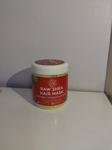 Customer photo review of Shea Hair Mask