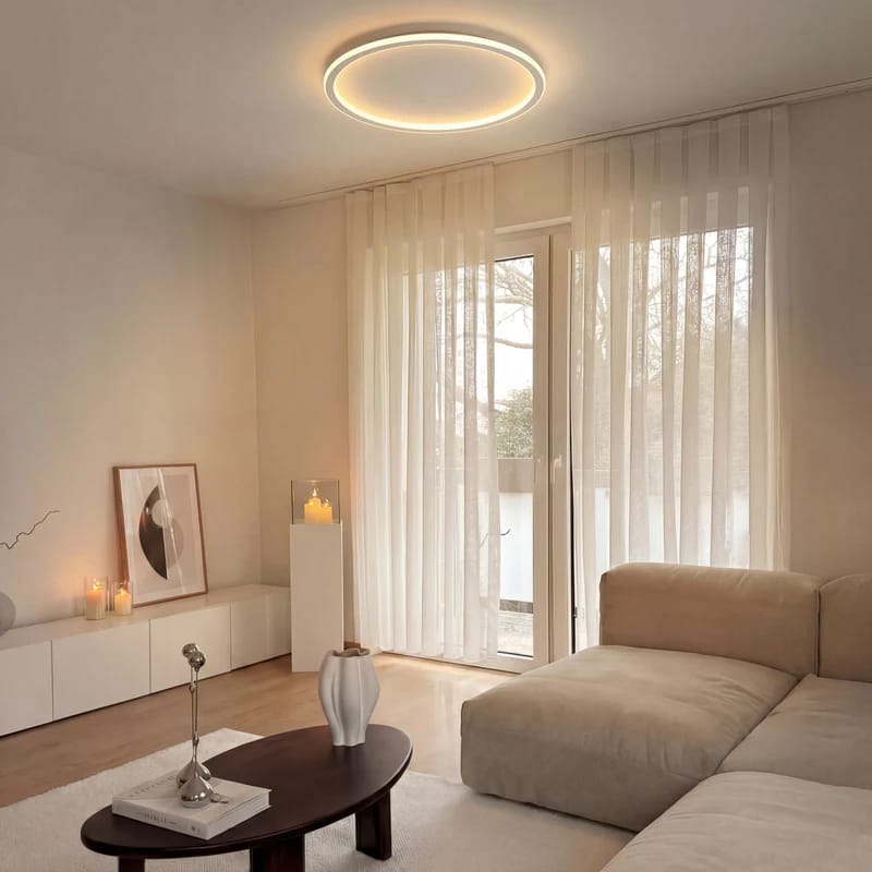 Customer photo review of ScandiGlobe | White Scandinavian Ceiling Light