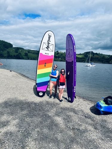 Customer photo review of Aquaplanet ALLROUND TEN 10' Inflatable Paddle Board Package - Azure
