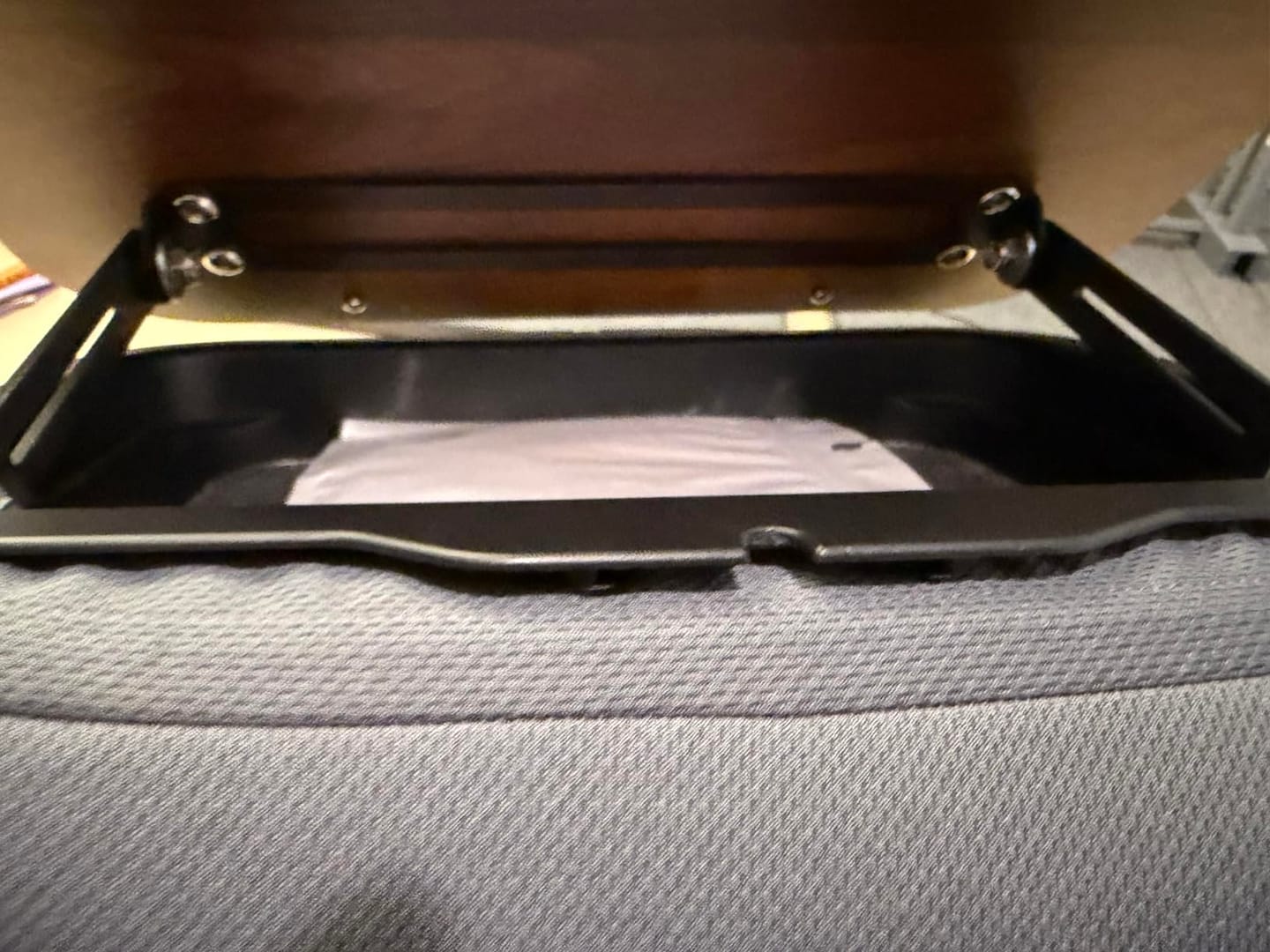 Customer photo review of Adjustable Pillow Stand with Storage
