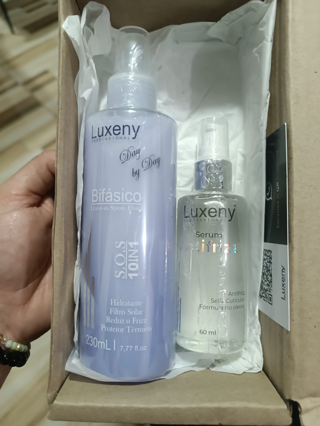 Customer photo review of Serum Antifrizz 60 ml