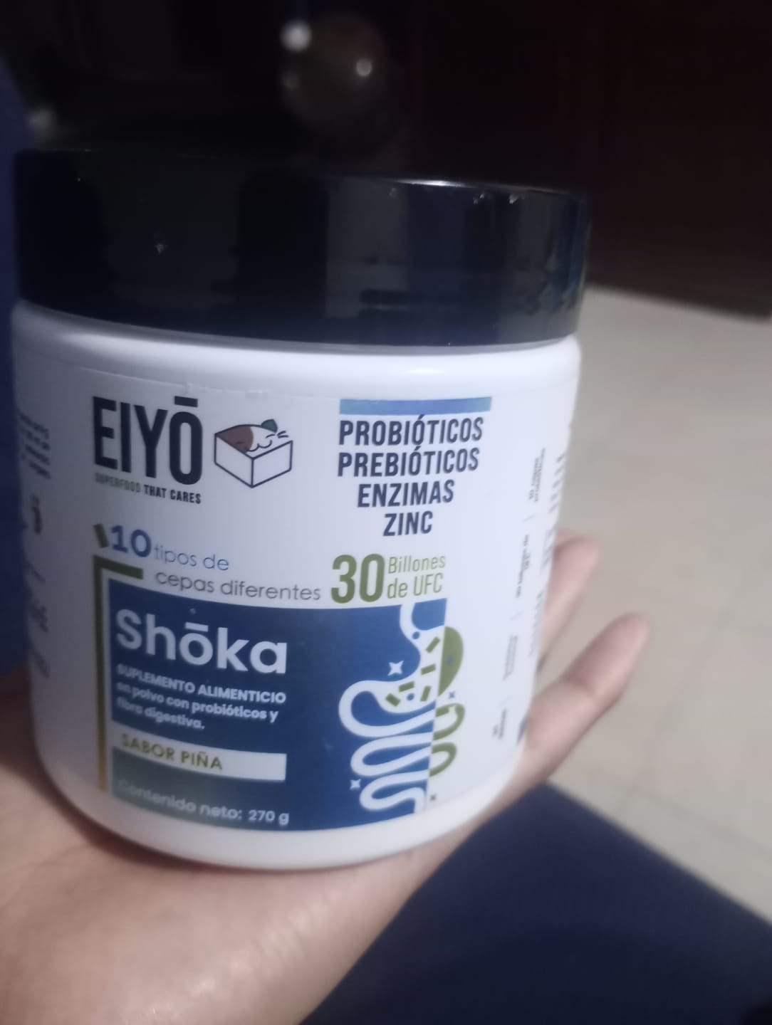 Customer photo review of Shoka en Polvo – Salud digestiva