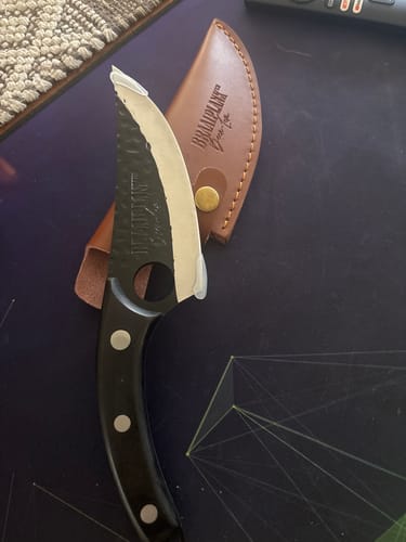 Customer photo review of BRAAIPLANK™ "BEENLEM" HAMMER FORGED BONING KNIFE