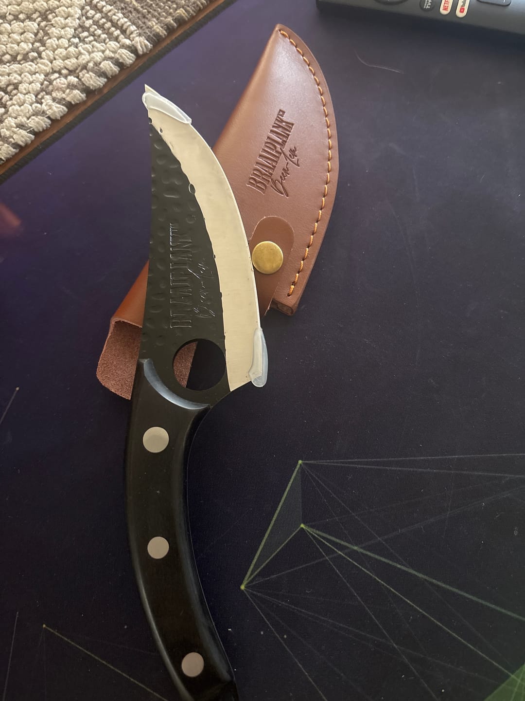 Customer photo review of BRAAIPLANK™ "BEENLEM" HAMMER FORGED BONING KNIFE