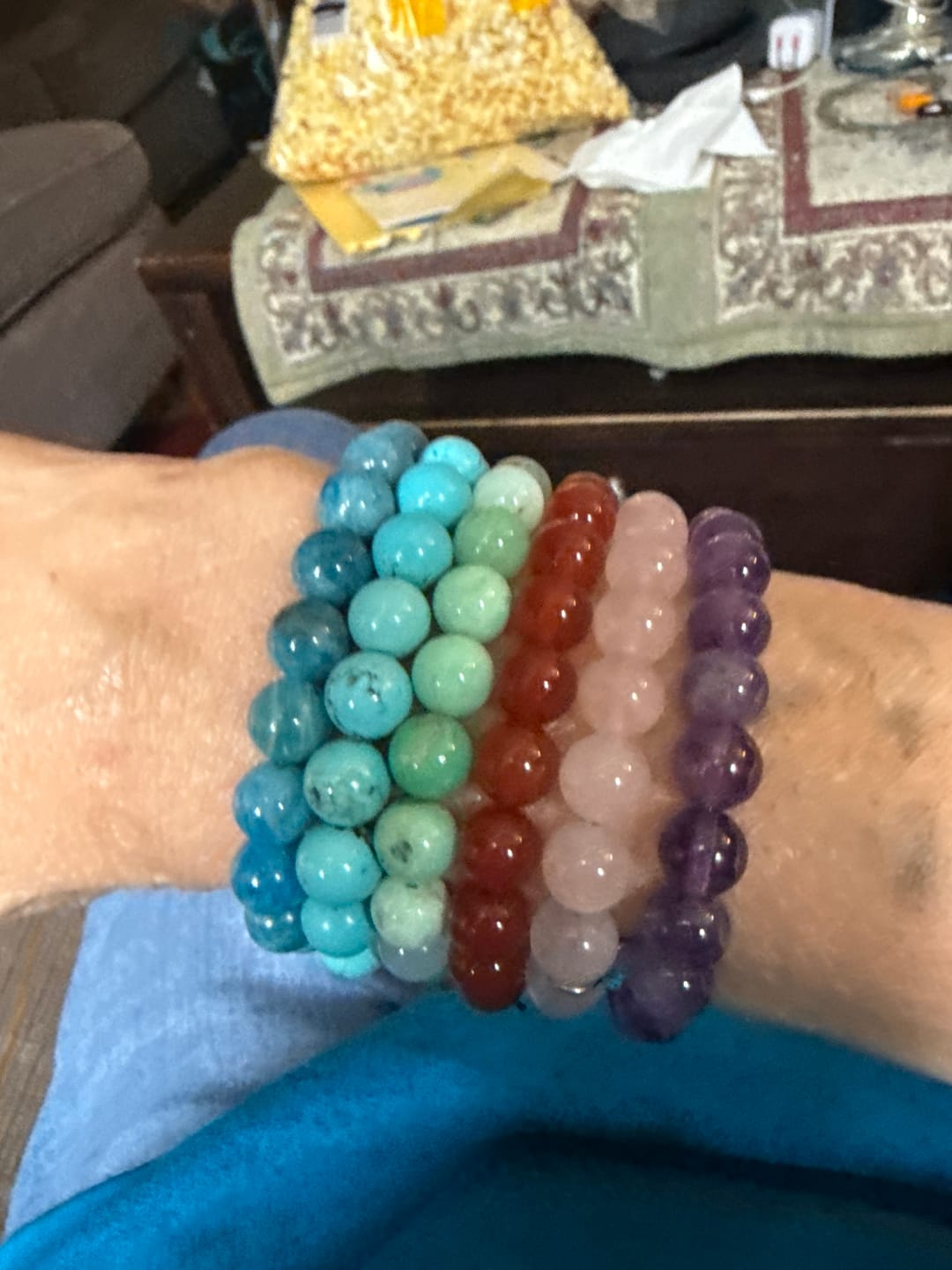 Customer photo review of Turquoise Bracelet