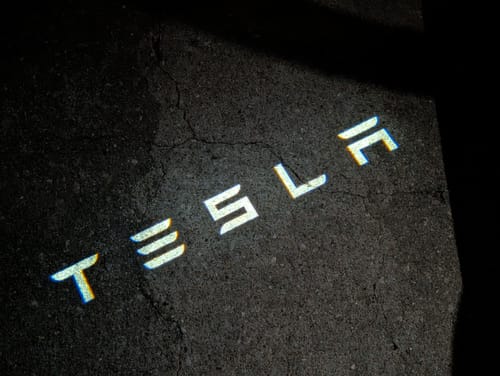 Customer photo review of Tesla Model Y Juniper Premium Door Puddle Lights Multiple Designs 2025–2026