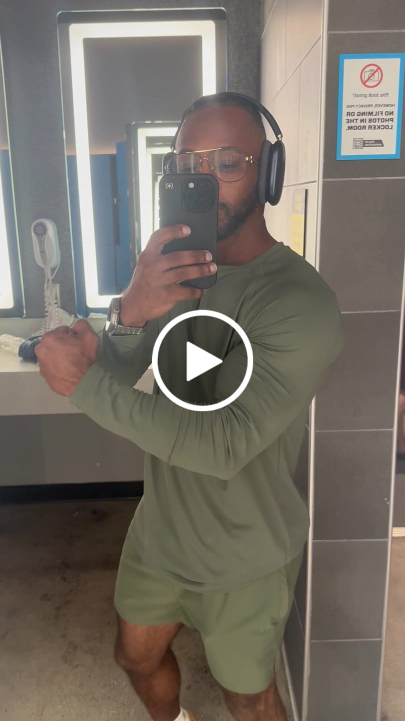 Customer video review of Essentials Long Sleeve Athletic Fitted Tee