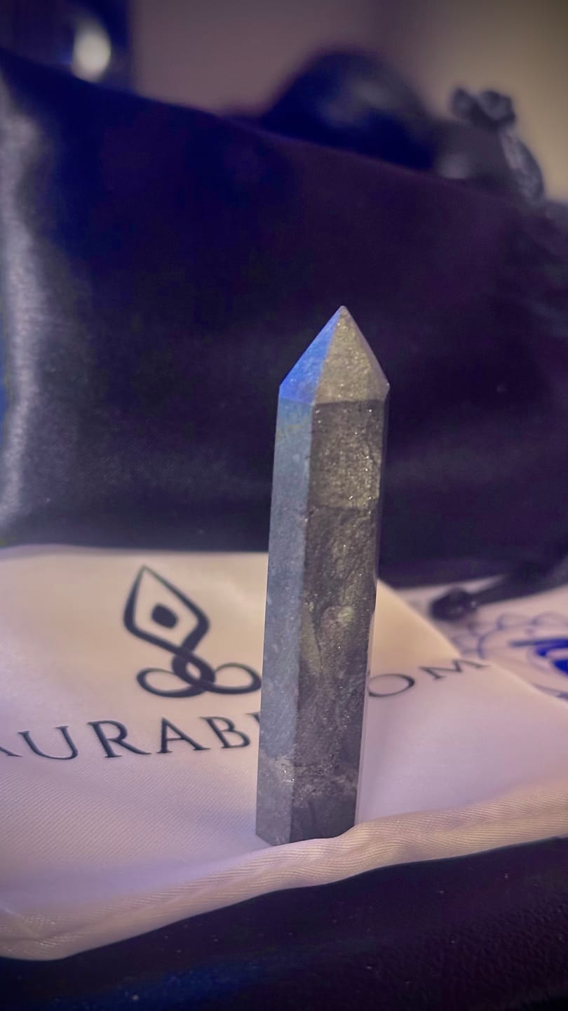 Customer photo review of Natural Hematite Crystal Point