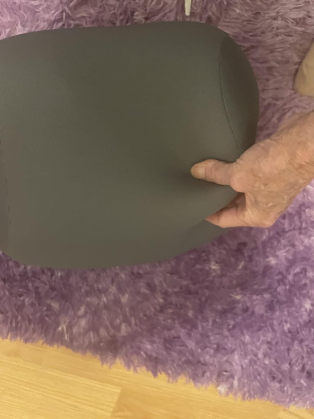 Customer photo review of Adjustable Pillow Stand with Storage