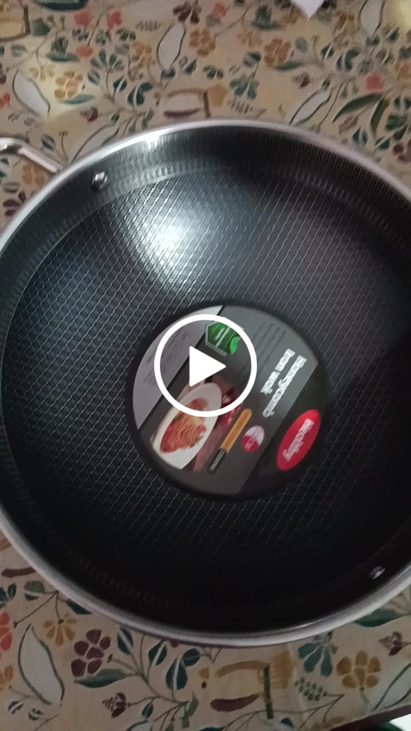 Customer video review of Glass Lid Honeycomb Karahi - 12-inch
