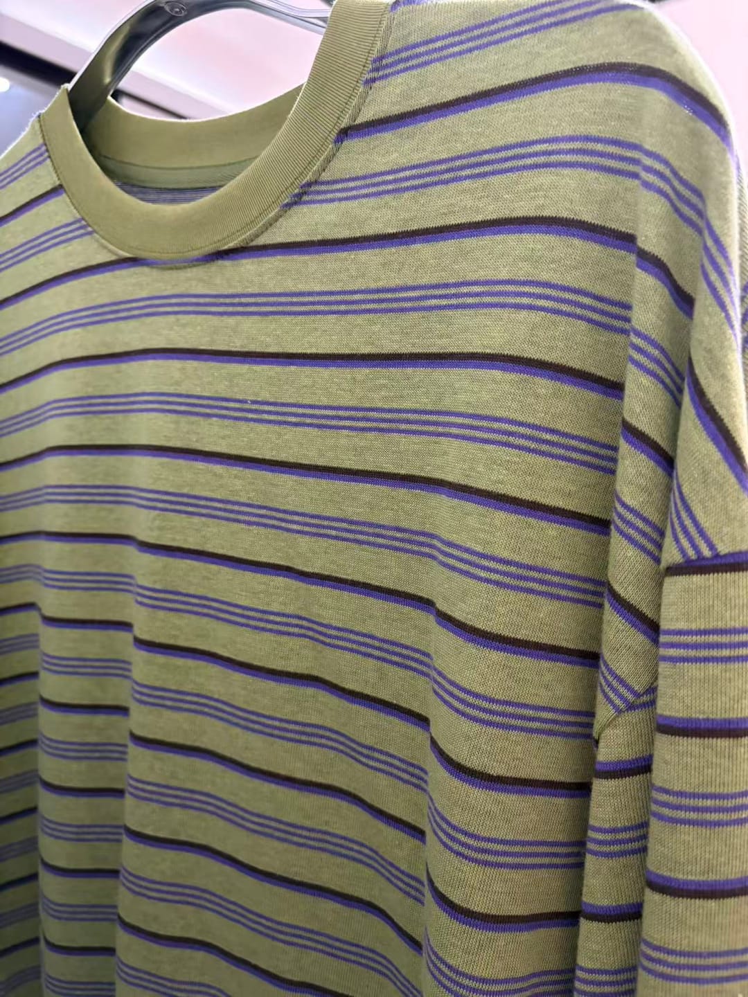 Customer photo review of Oversized Stripe Longsleeve - Women