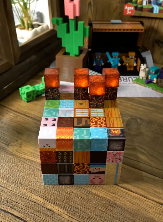 Customer photo review of KidsCraft® Patentierte LED Magnetbausteine