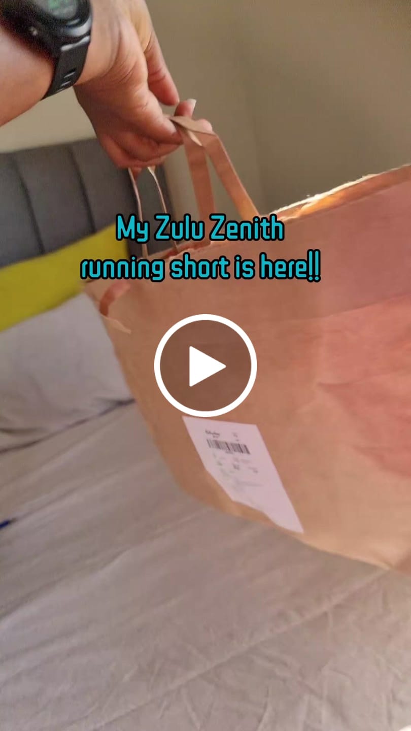 Customer video review of 8-Inch High-Waist Running Shorts with Zip Pocket