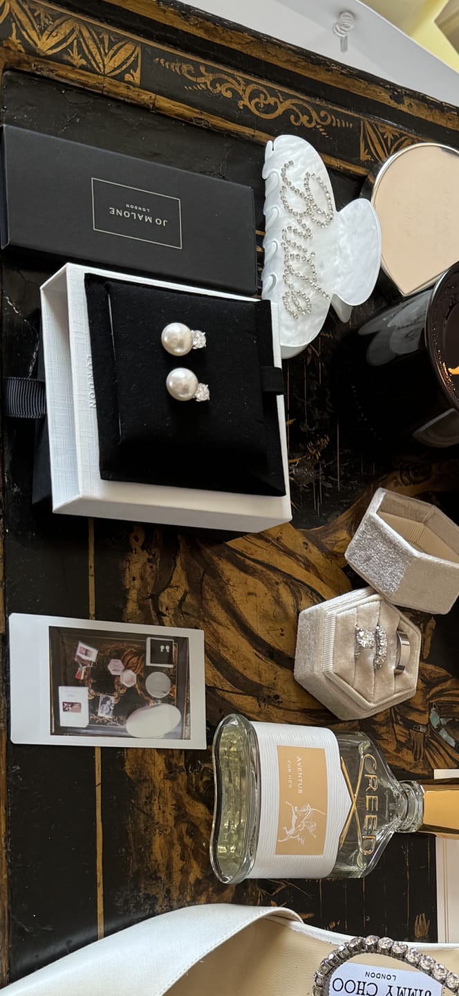 Customer photo review of Darcey Pearl Earrings | Sterling Silver