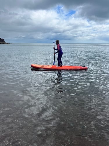 Customer photo review of Aquaplanet ALLROUND TEN 10' Inflatable Paddle Board Package - Azure