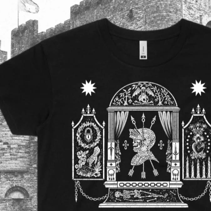 Customer photo review of Mausoleum Crop Tee