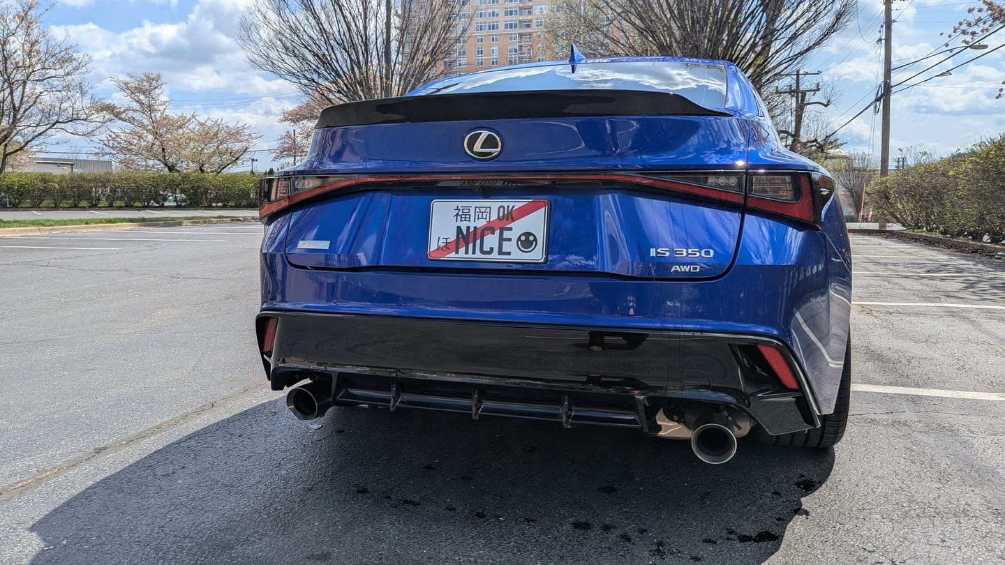 Customer photo review of Custom Japanese License Plate - Vanity & Magnetic Cover