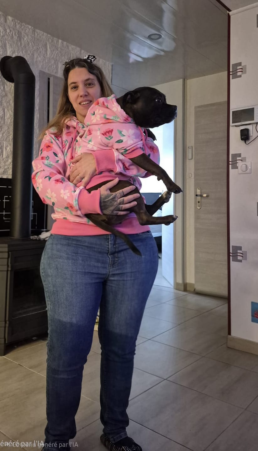 Customer photo review of Blossom Human Hoodie - Pink