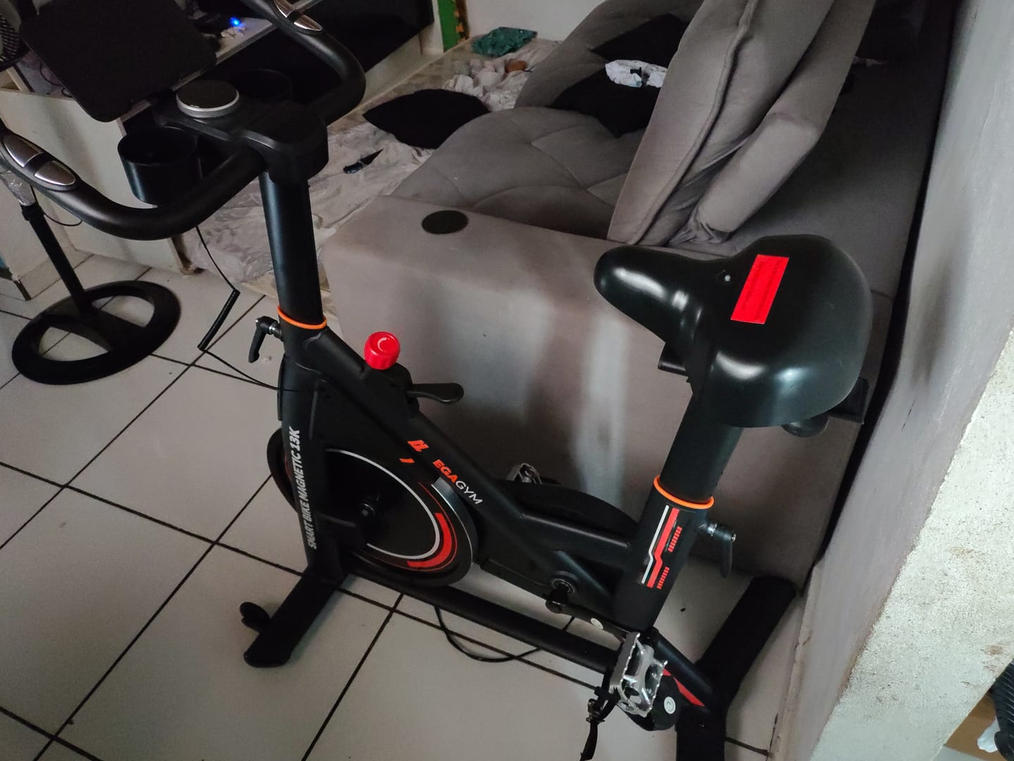Customer photo review of Bicicleta Ergométrica Smart Magnetic 13K | Disco 13KG | Resistência Magnética potente | Banco Ultra Soft