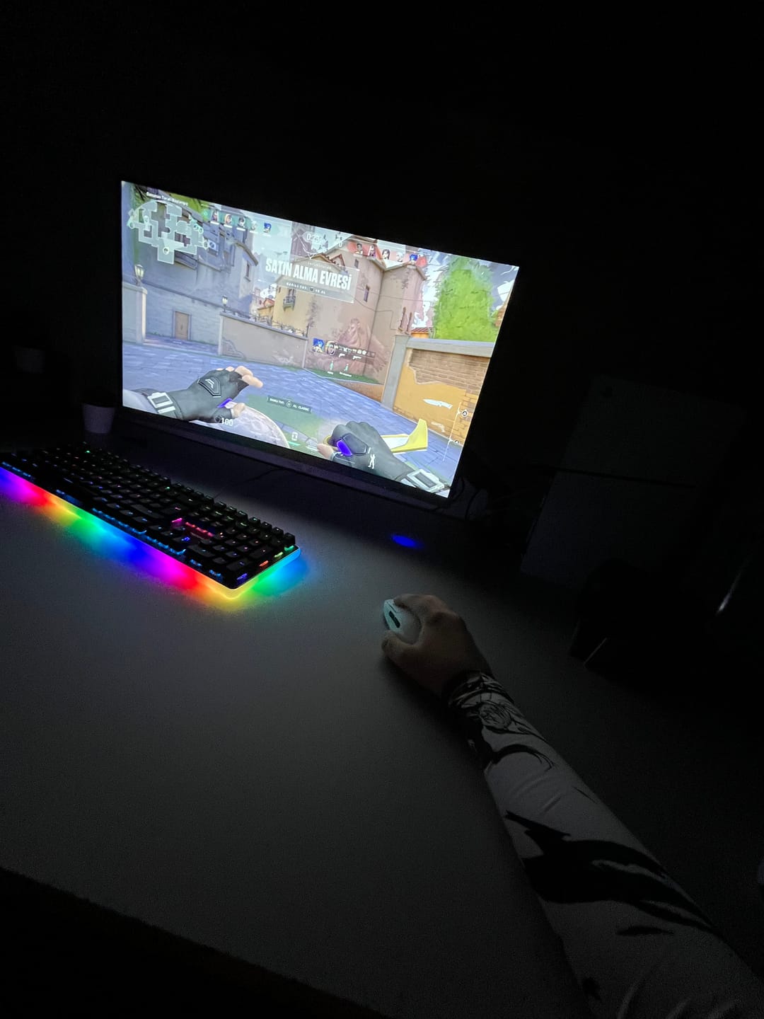 Customer photo review of Wraith Esports Arm Sleeve