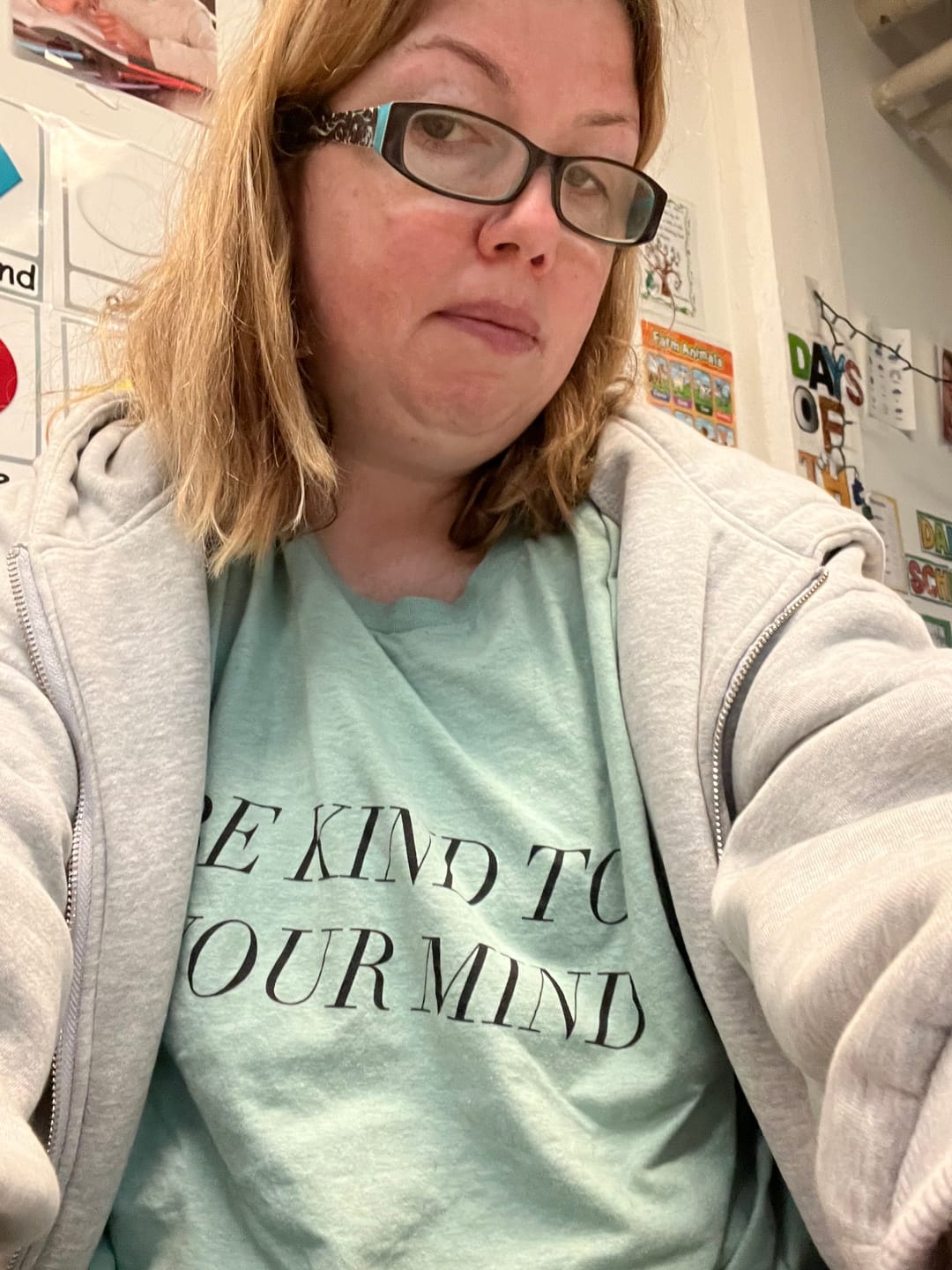 Customer photo review of Be Kind To Your Mind T-Shirt
