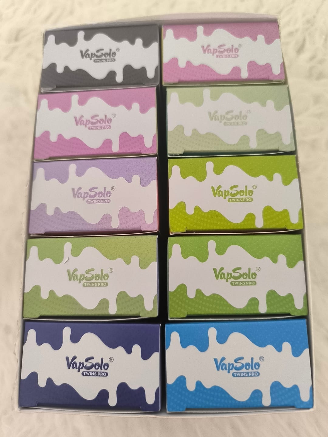 Customer photo review of VAPSOLO TWINS PRO 50K 2en1 Doble Sabor