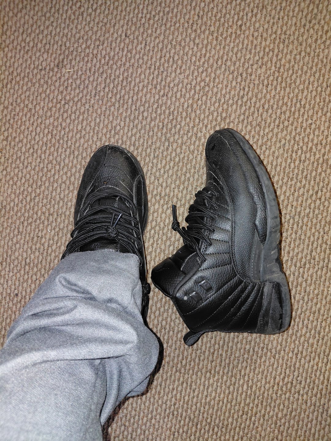 Customer photo review of Air Jordan12 Retro Winterized 'Triple Black'