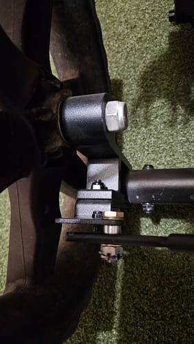 Customer photo review of Swivel Wheel Conversion Kit for Clicgear