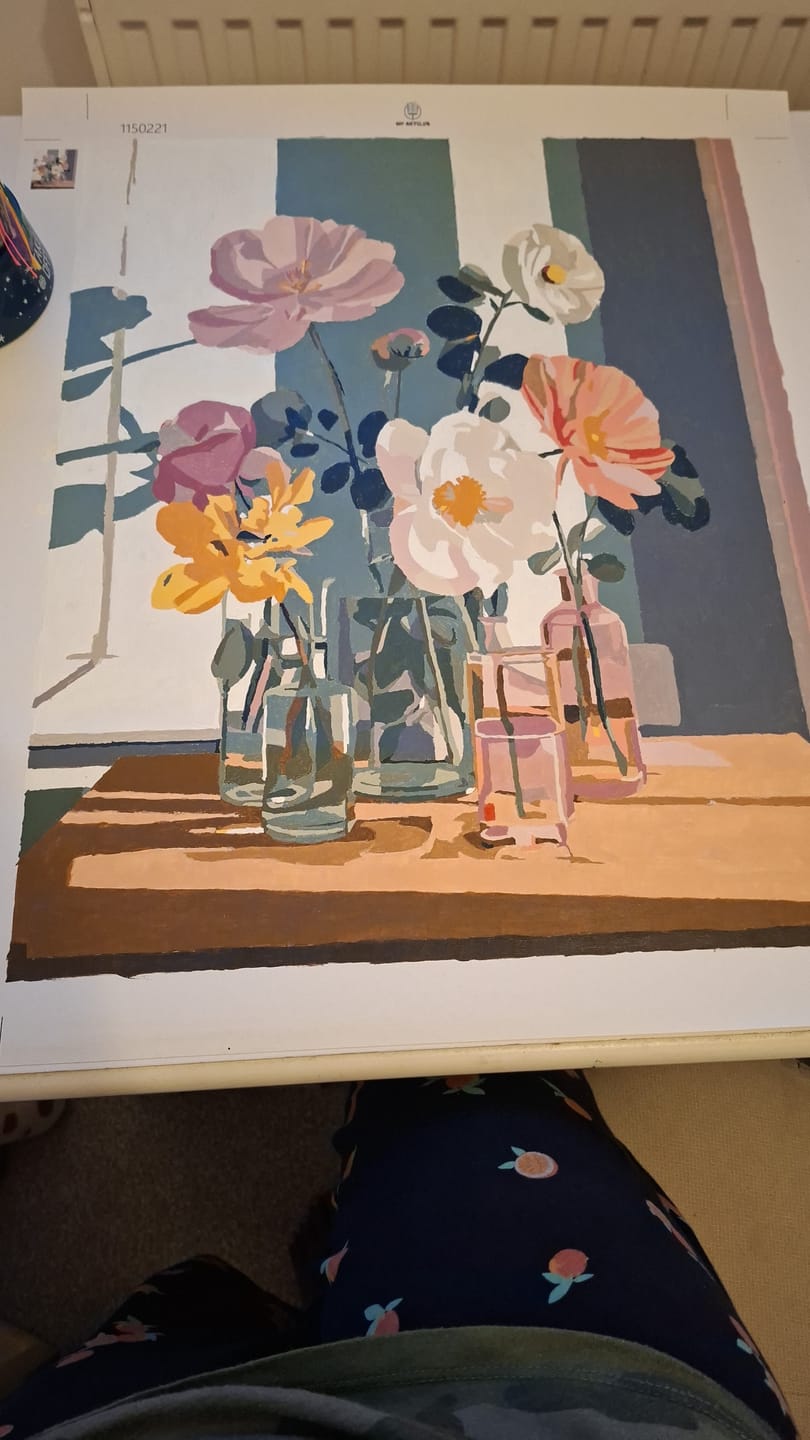 Customer photo review of Surprise Painting | Paint by Numbers