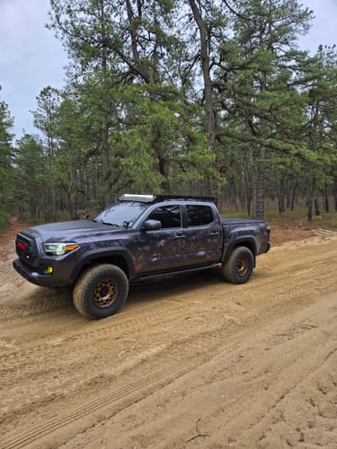 Customer photo review of Toyota Tacoma Removable Trail Armor - Magnetic Paint Protection