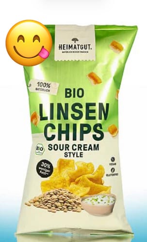 Customer photo review of Bio Kartoffelchips Sour Cream Style