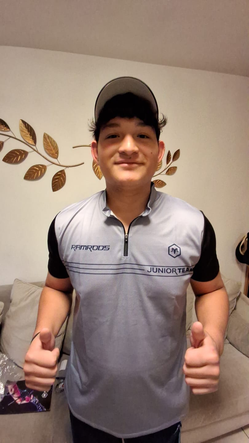 Customer photo review of RamRods Jersey - 2025 - Junior Print Grey