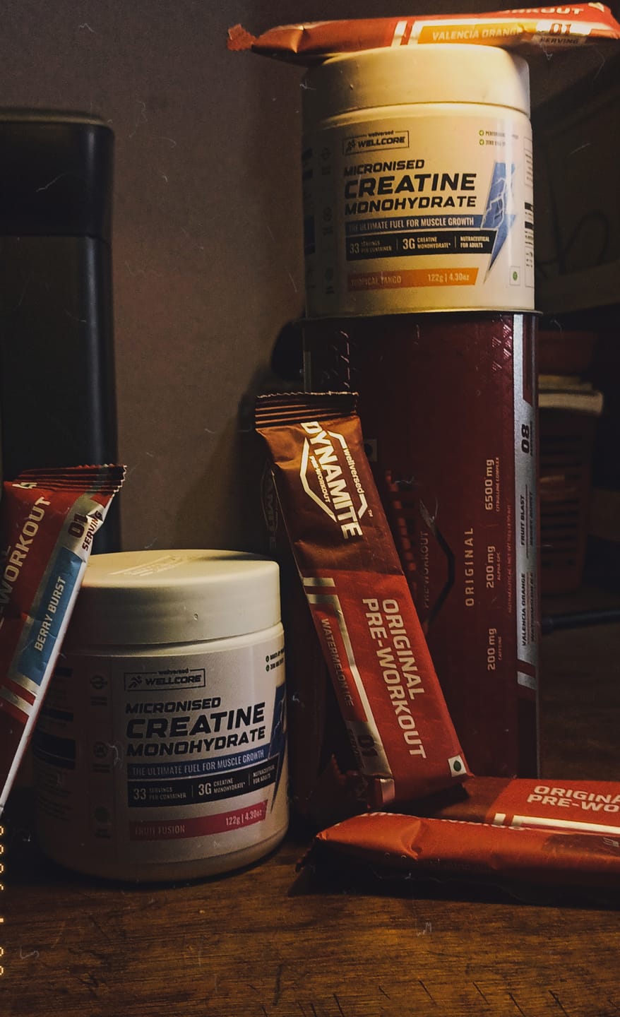 Customer photo review of Dynamite Original Pre-workout Sachets (Pack of 8, Assorted Flavours)