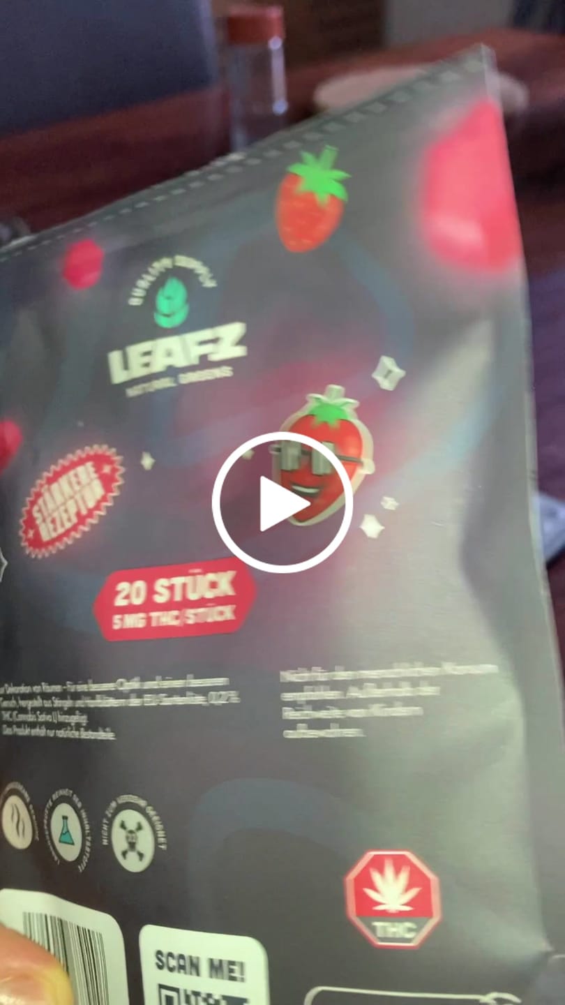 Customer video review of THC Spacejellies Vollspektrum