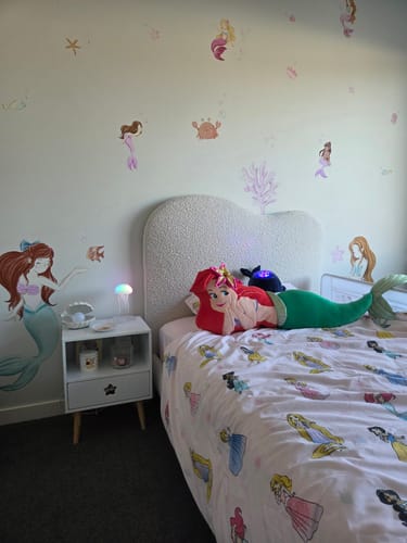 Customer photo review of Mermaid Wall Decals