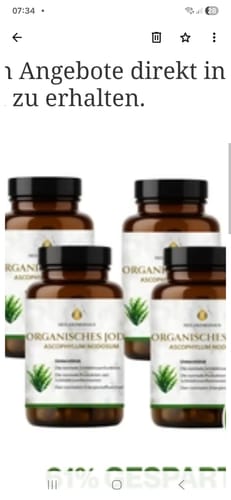 Customer photo review of Mindesthaltbarkeit: Juni 2026 Jod 250 Kapseln: Schwangerschaft & Stillzeit