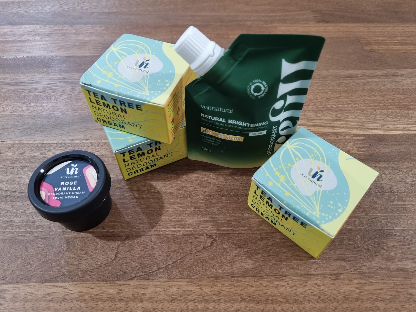 Customer photo review of [20% OFF] Raya Sale! Deo Cream Trio - Tea Tree Lemon