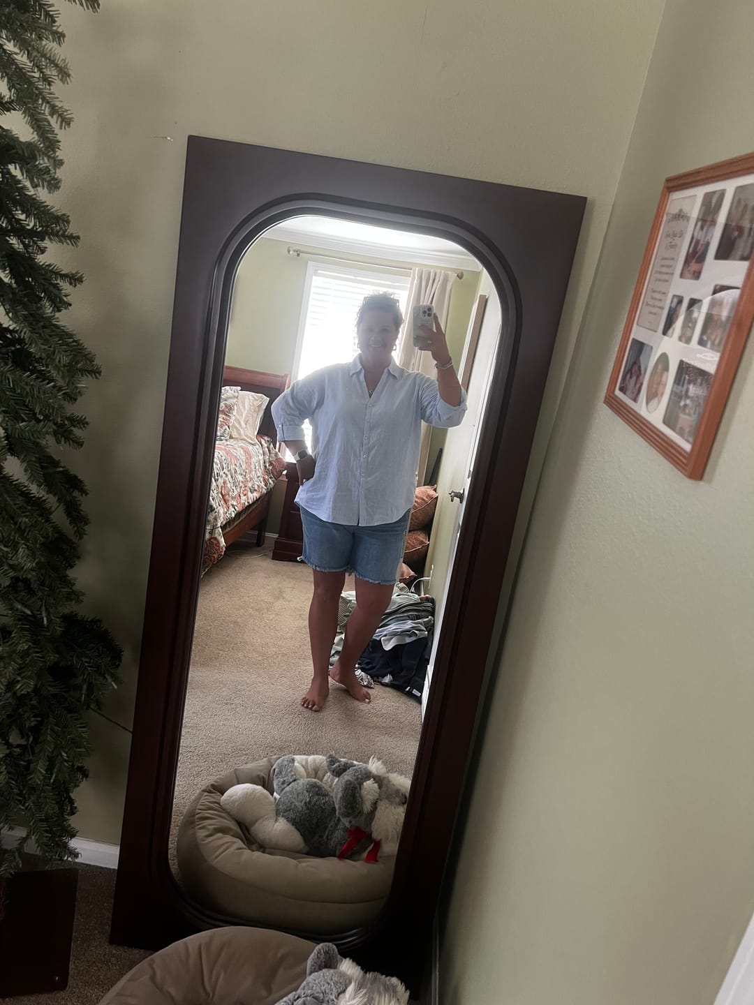 Customer photo review of Stay Awhile - Judy Blue Bermuda Shorts
