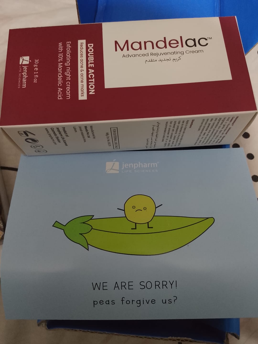 Customer photo review of MandelAC Cream