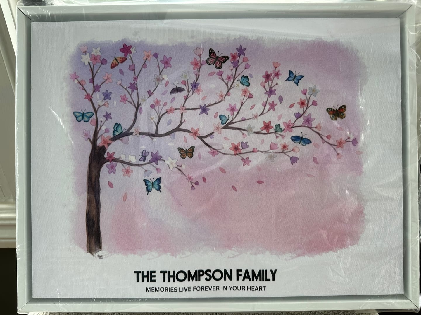Customer photo review of Custom Watercolor Canvas