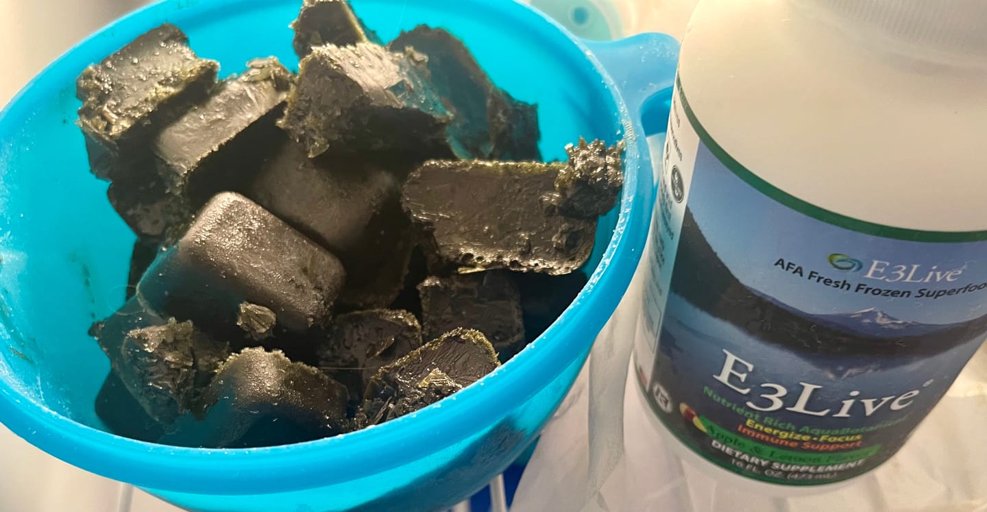 Customer photo review of E3Live® Flavored (Apple/Lemon) 16oz/473ml