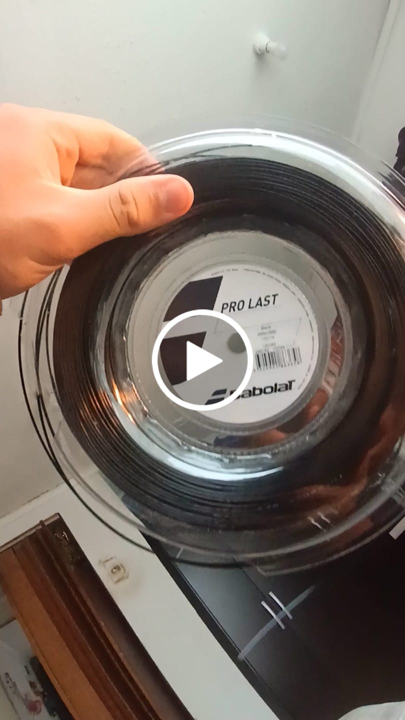Customer video review of Rollo de Cuerda Babolat Pro Last (200m)