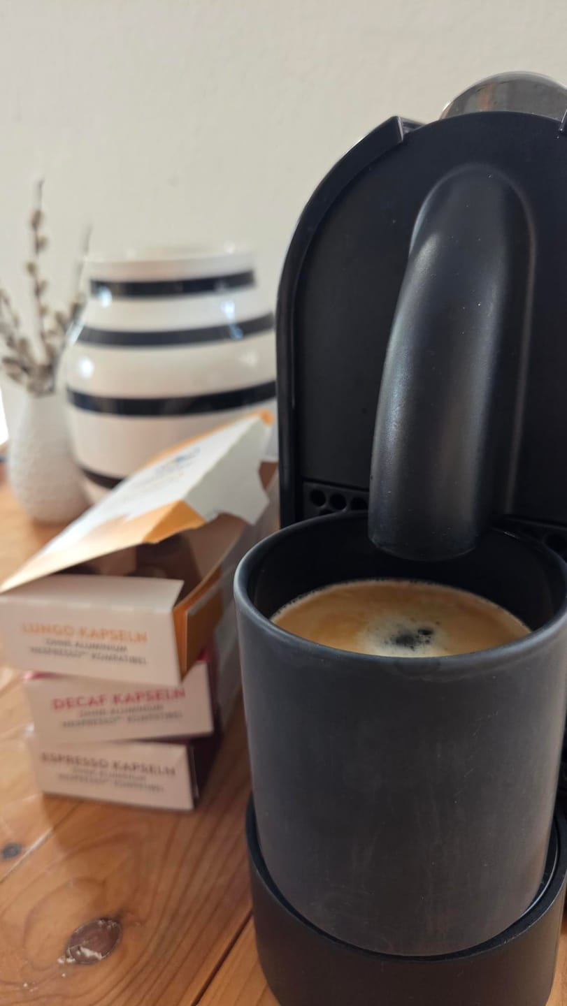 Customer photo review of Bio Kaffeekapseln Probierpaket - 3x3 Packungen