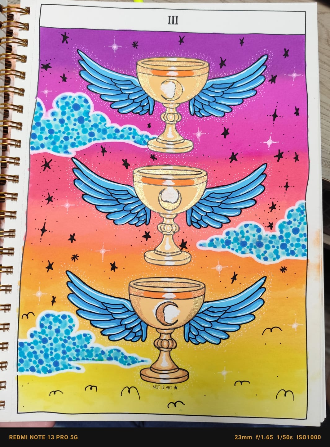Customer photo review of TAROT PARA COLOREAR: Tomo II - Arcanos menores