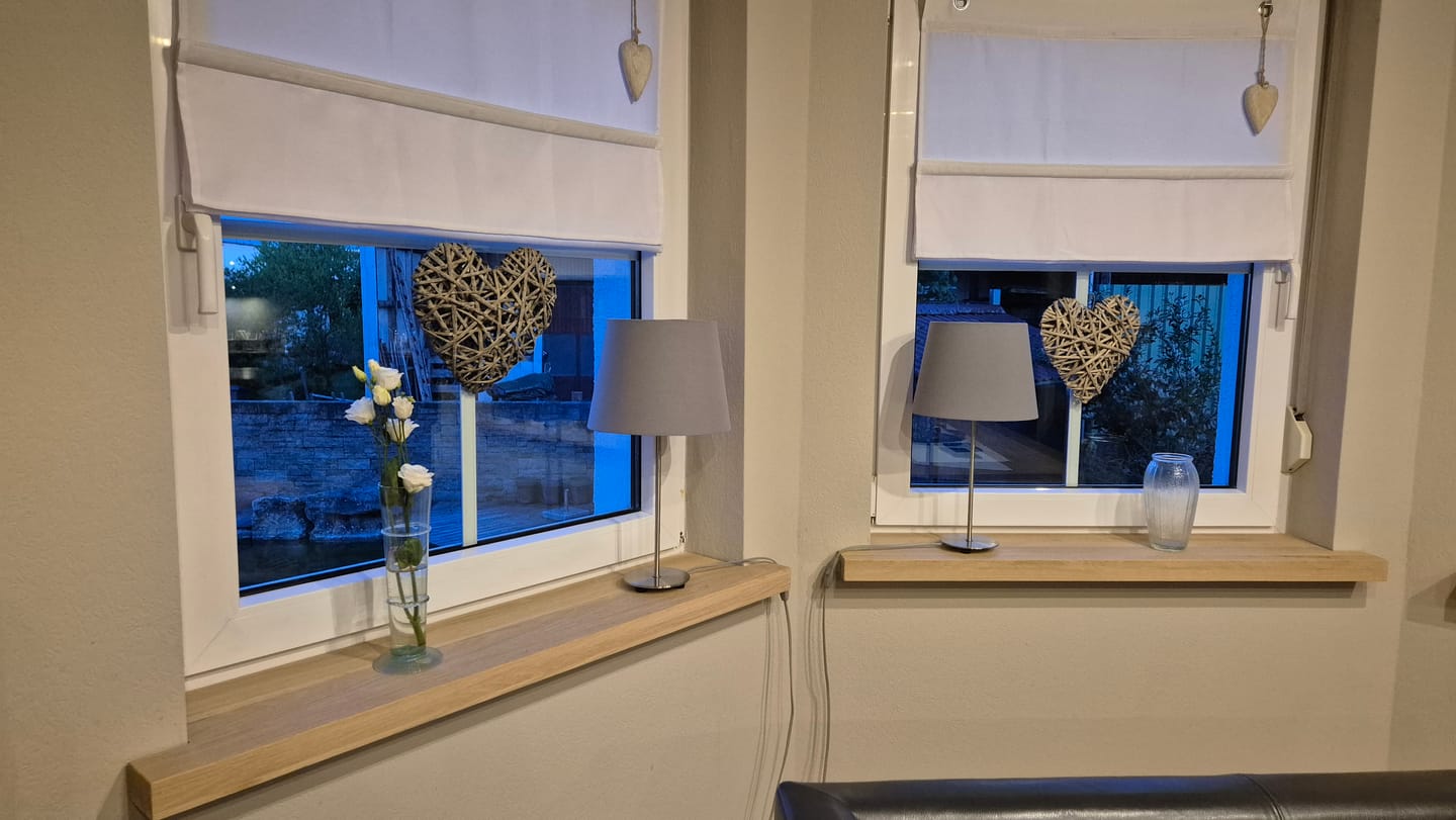 Customer photo review of Aufsatzfensterbank Eiche