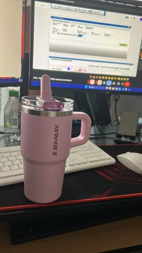 Customer photo review of The Quencher ProTour Flip Straw Tumbler | 591ML