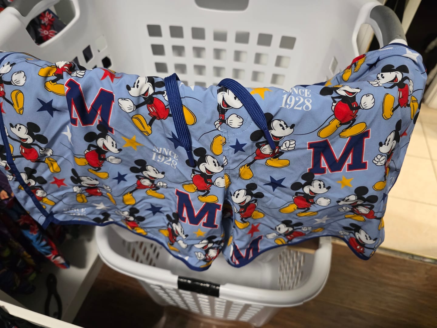 Customer photo review of Disney "M-azing Mickey" – V2 Lined Training Shorts
